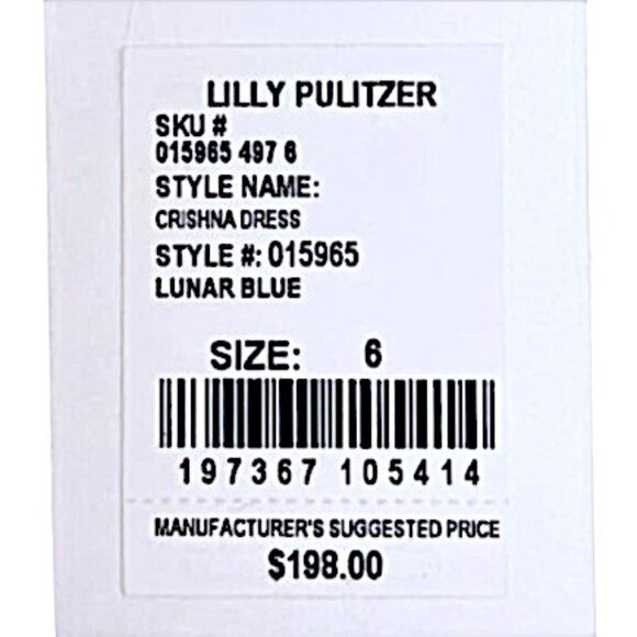 Lilly Pulitzer Nautical Rope Detailed Crishna Dress in Lunar Blue NWT - Size 6 - Picture 9 of 10